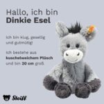Steiff Kuscheltier Dinkie Esel, Süßes Stofftier mit Kunststoffaugen, Kinder, Jungen & Mädchen, Friends, Plüschtier – Bild 5